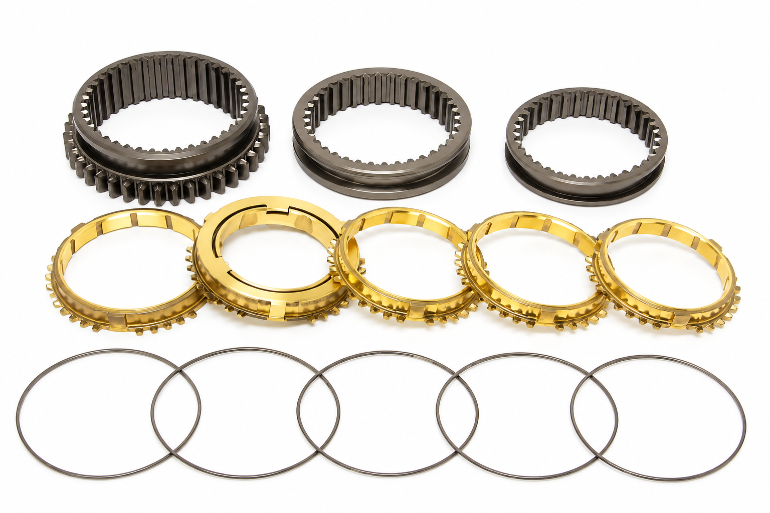 Synchrotech 92-01 Integra GSR/ITR 1-5 Brass Synchro Sleeve Set